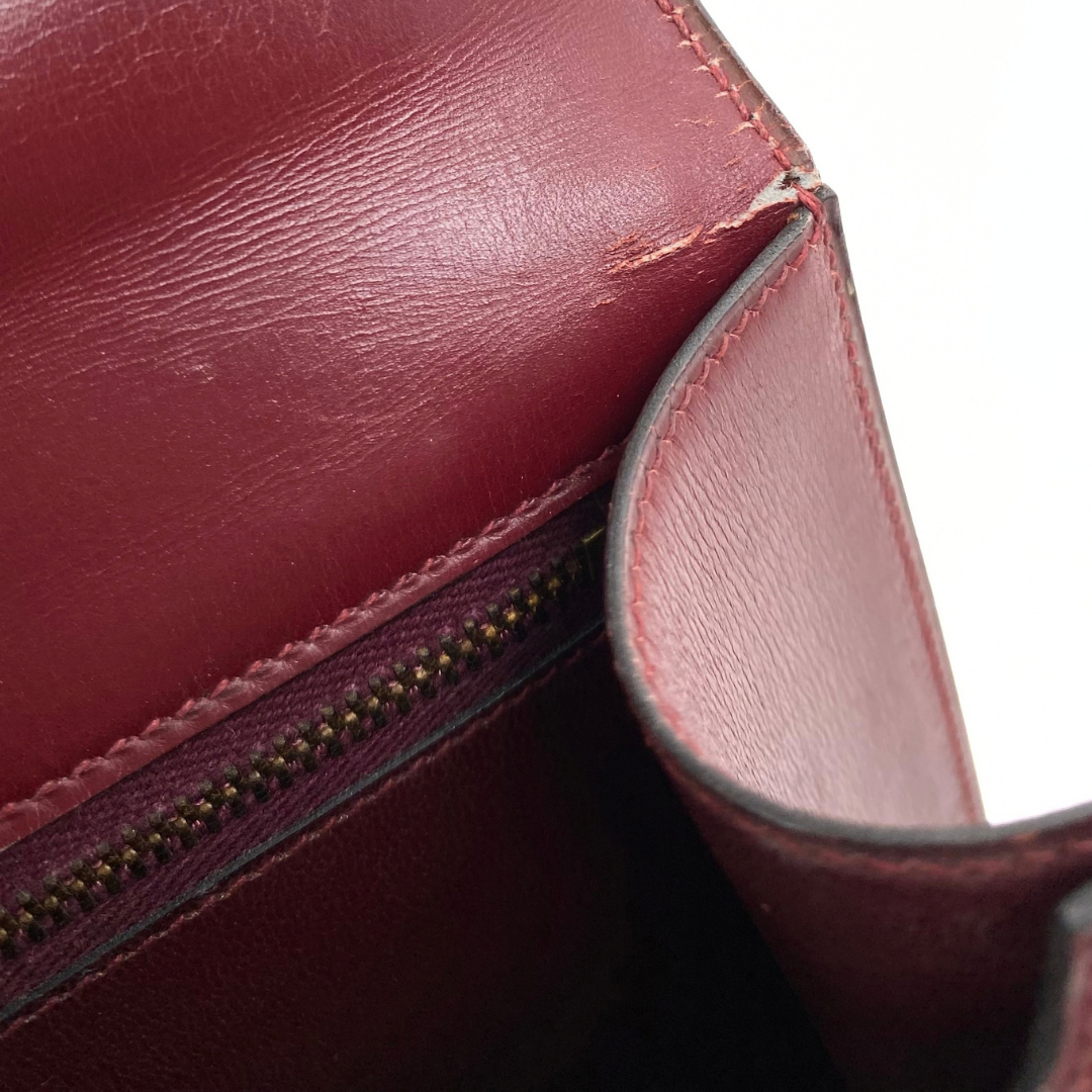 Akemi, 1976 Sorogne Rouge H Boxcalf Gold Hardware with stamp 〇F