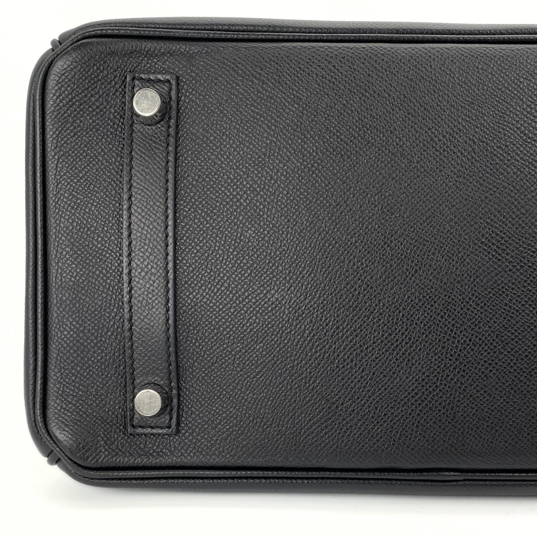 Neoma, 2016 Birkin 30 Black Veau Epsom Palladium Hardware with stamp X