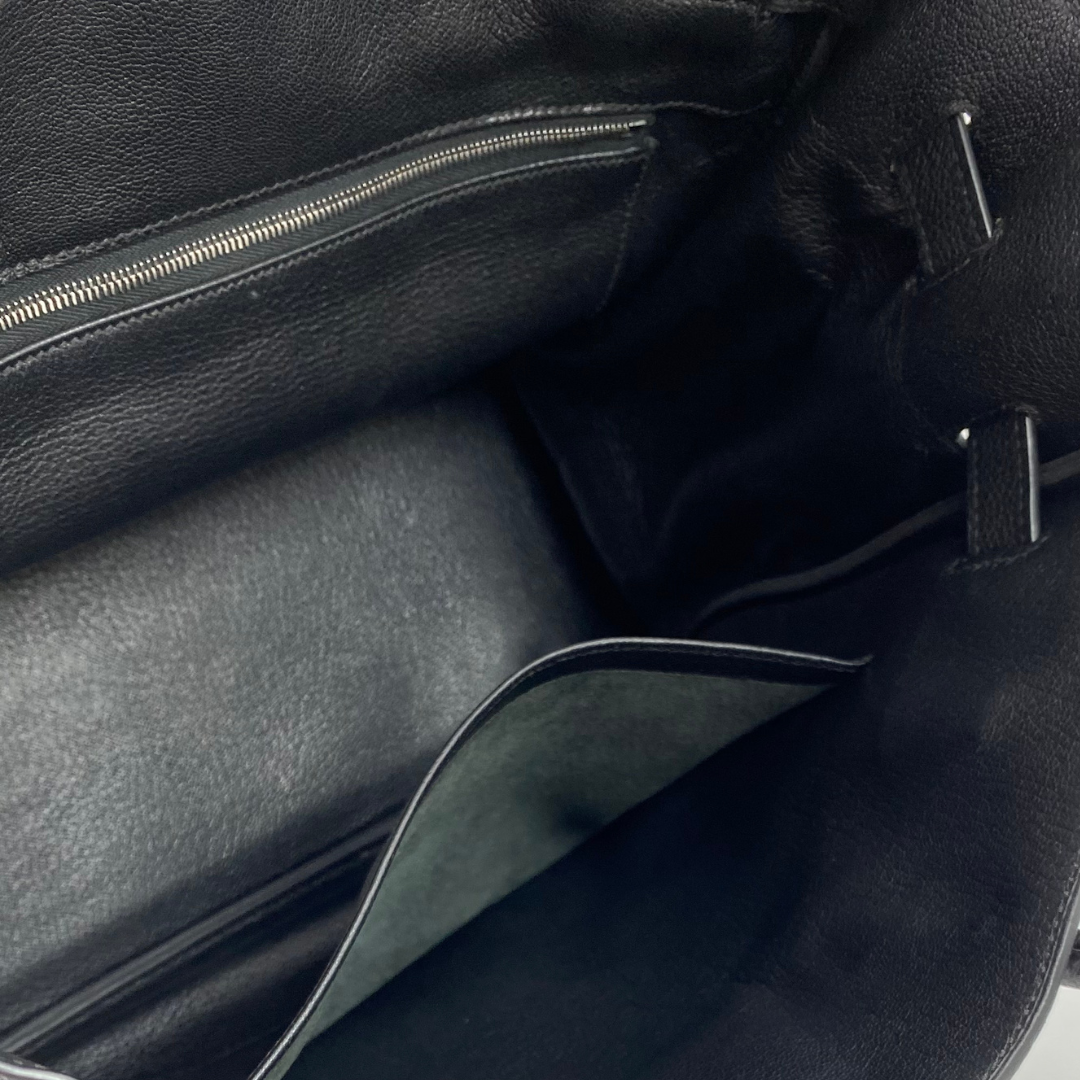 Avenor, 2000 Hat A Courroies 32 Black Togo Silver Hardware with □D