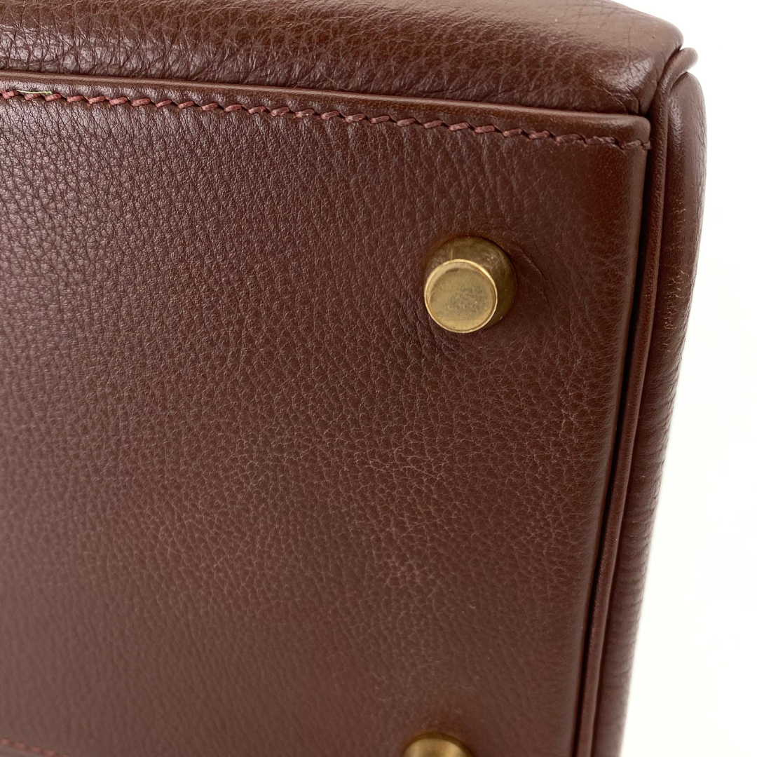 Tsubasa, 2000 Kelly 35 Retourne Marron Fonce Togo with stamp □D