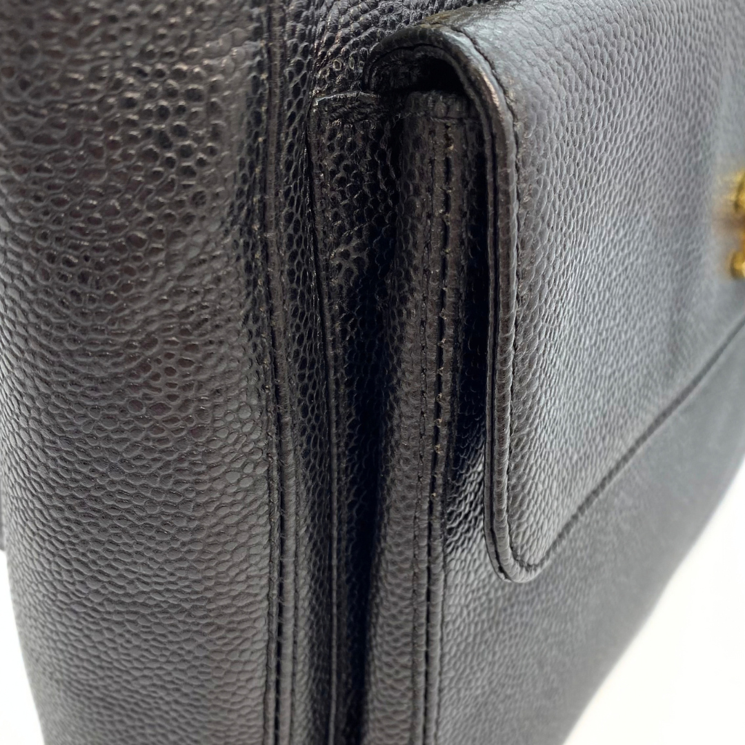 Natsuki, 4 Series Tote Black Caviar with seal and card