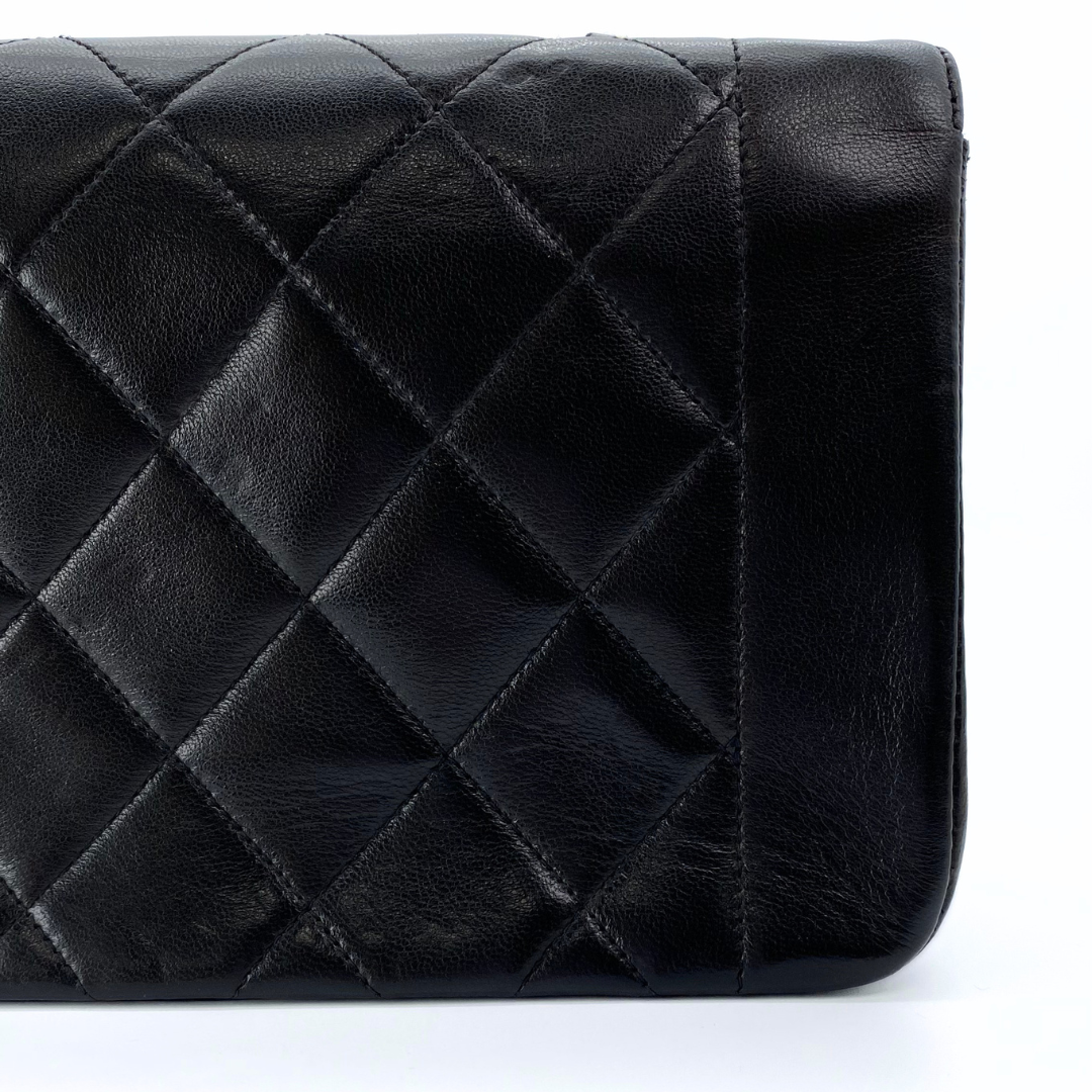 Sergey, 2 Series Small Diana Black Lambskin with seal and card