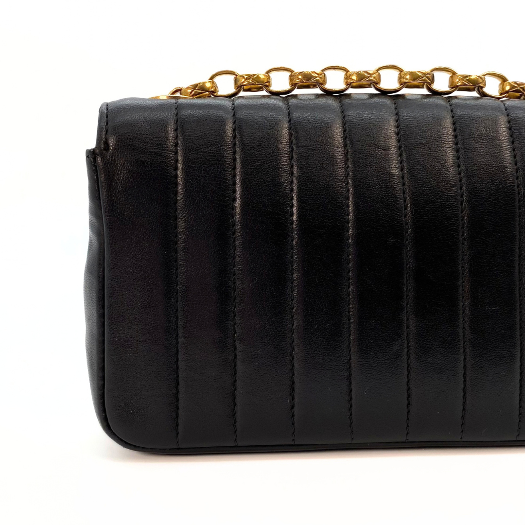 Lori, 2 Series Bijoux Chain Black Lambskin with seal only