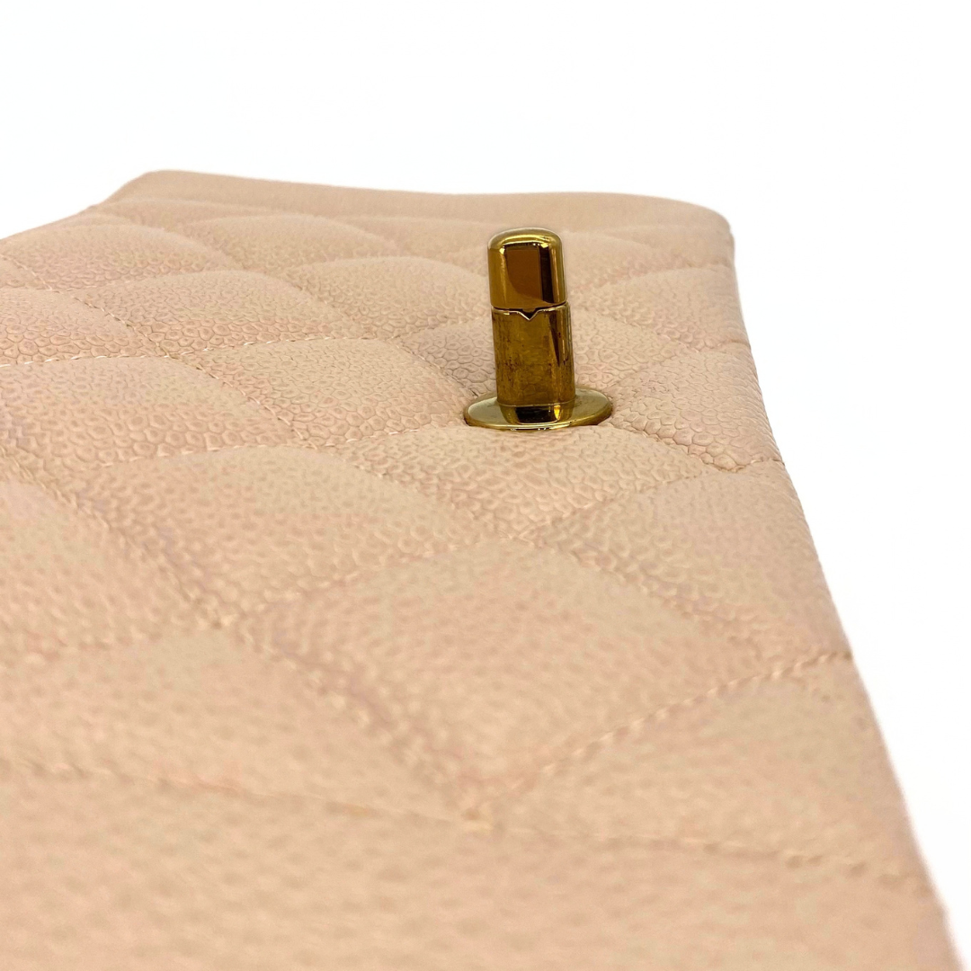 Sakai, Small Diana Pink Beige Caviar with seal only