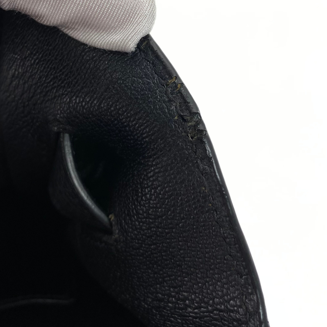 Avenor, 2000 Hat A Courroies 32 Black Togo Silver Hardware with □D