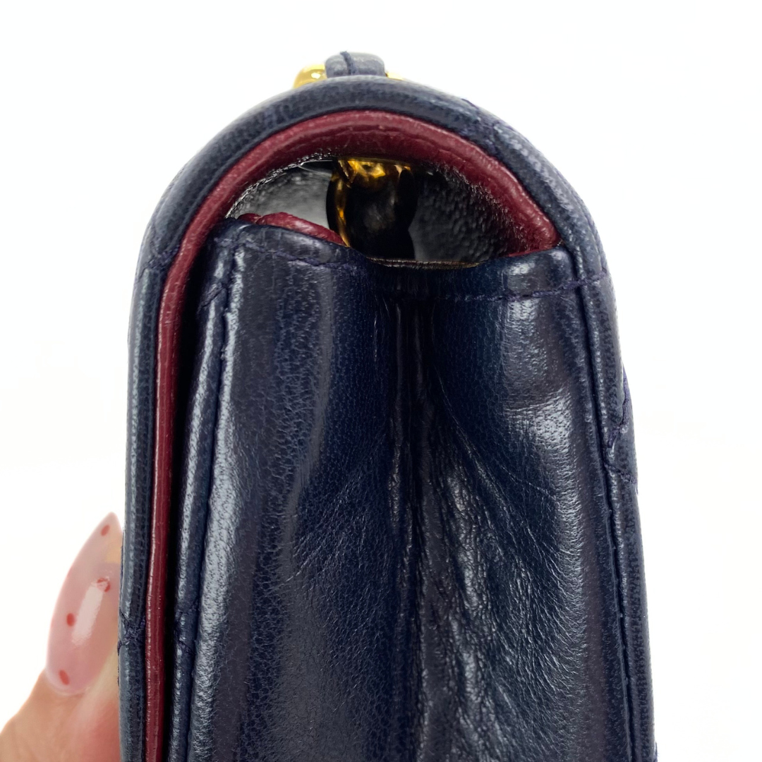 Rorik, 1 Series Mini Circle Coco Navy Lambskin with seal only