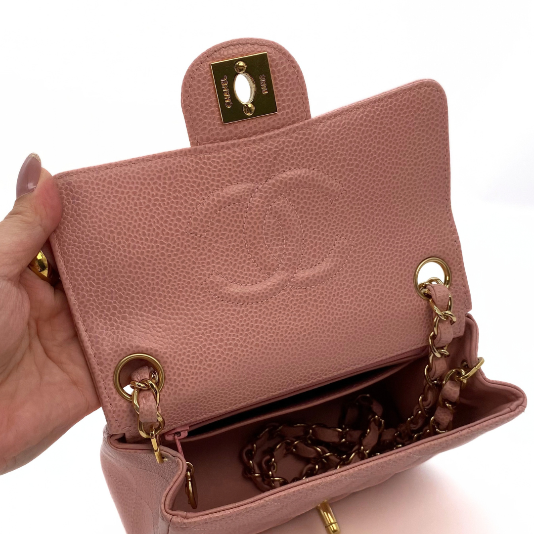 Hayate, 8 Series Square 17cm Pink Caviar with seal and card