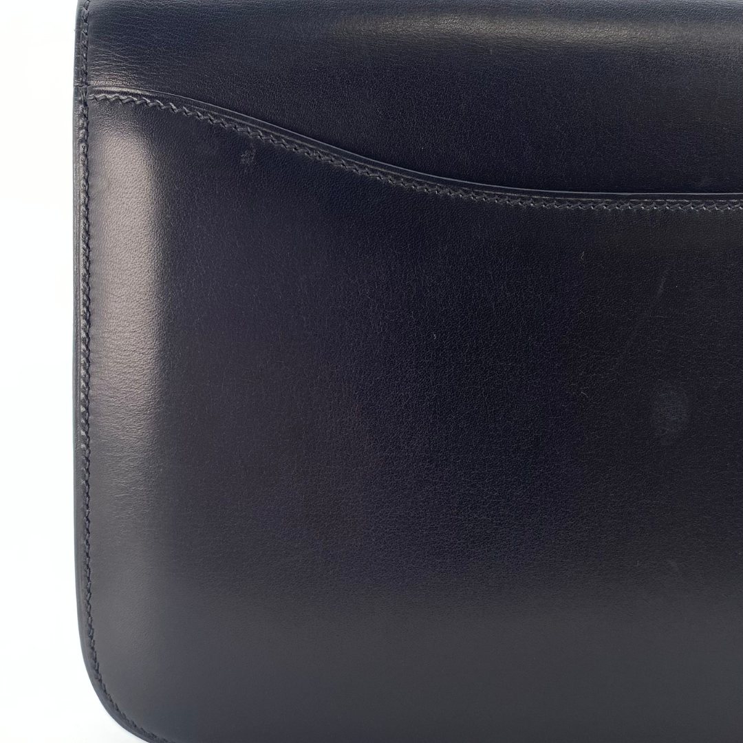 Lumi, 2003 Constance 23 Guilloche Black Boxcalf with stamp  □G