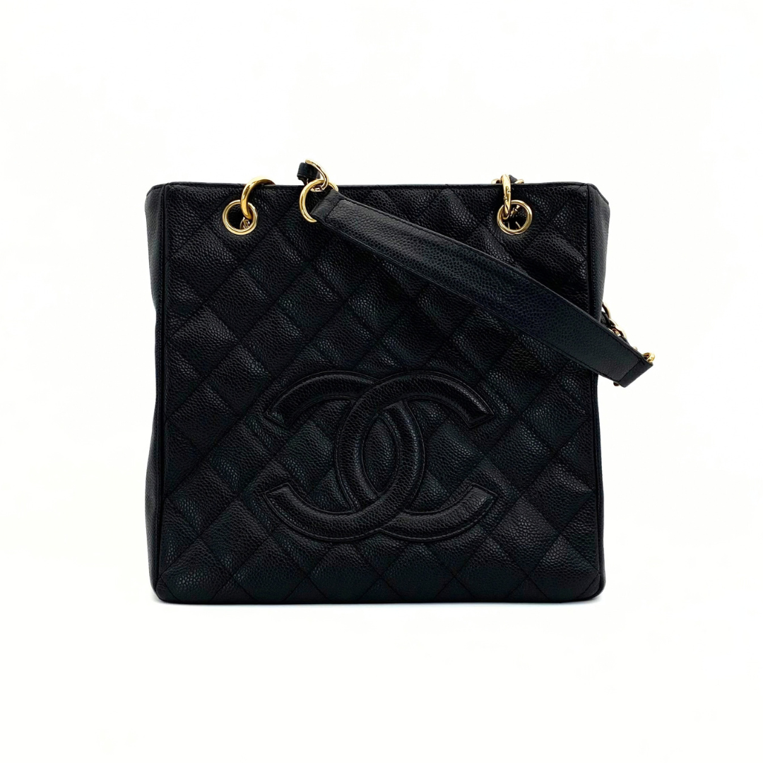 Mahina, 9 Series PST Tote Black Caviar with seal and card