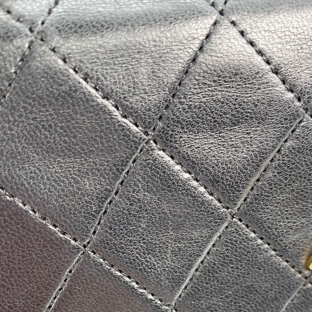 Aramis, 0 Series Matelasse Black Lambskin with seal only