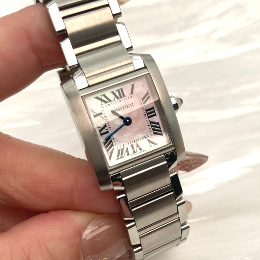 Vera, Cartier Tank Francaise MOP