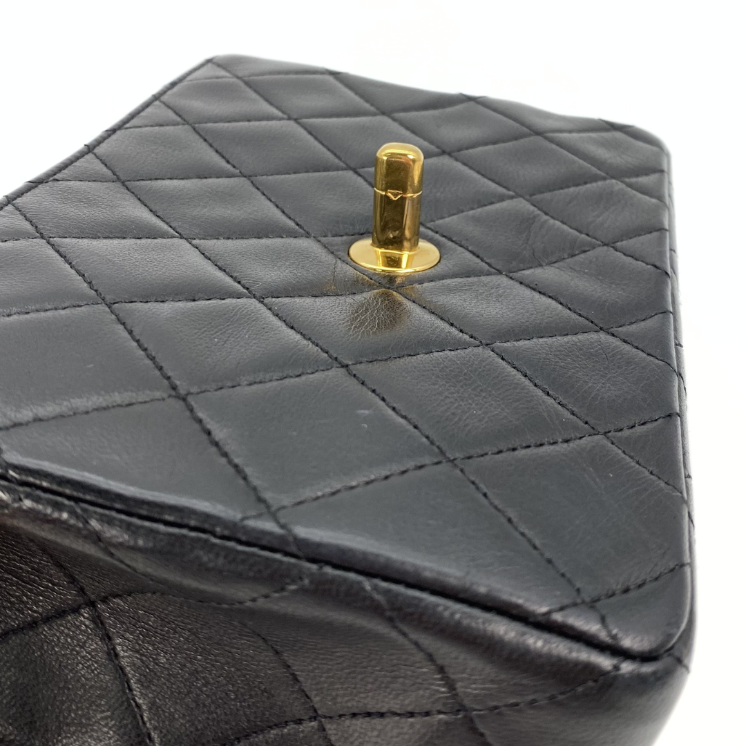 Alora, 0 Series Mini Square 17cm Black Lambskin with seal and card
