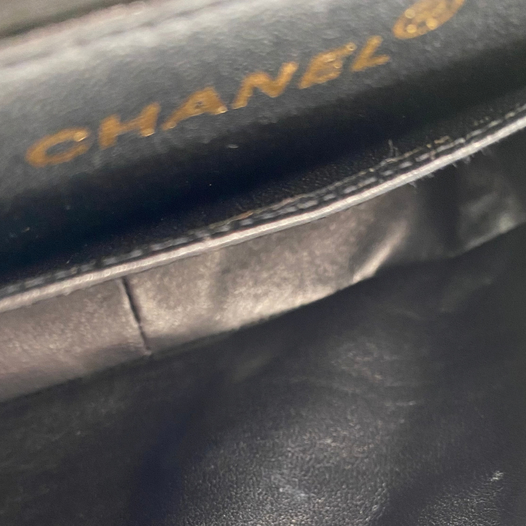 Eito, 4 Series Medium Single Flap Black Lambskin with seal and card