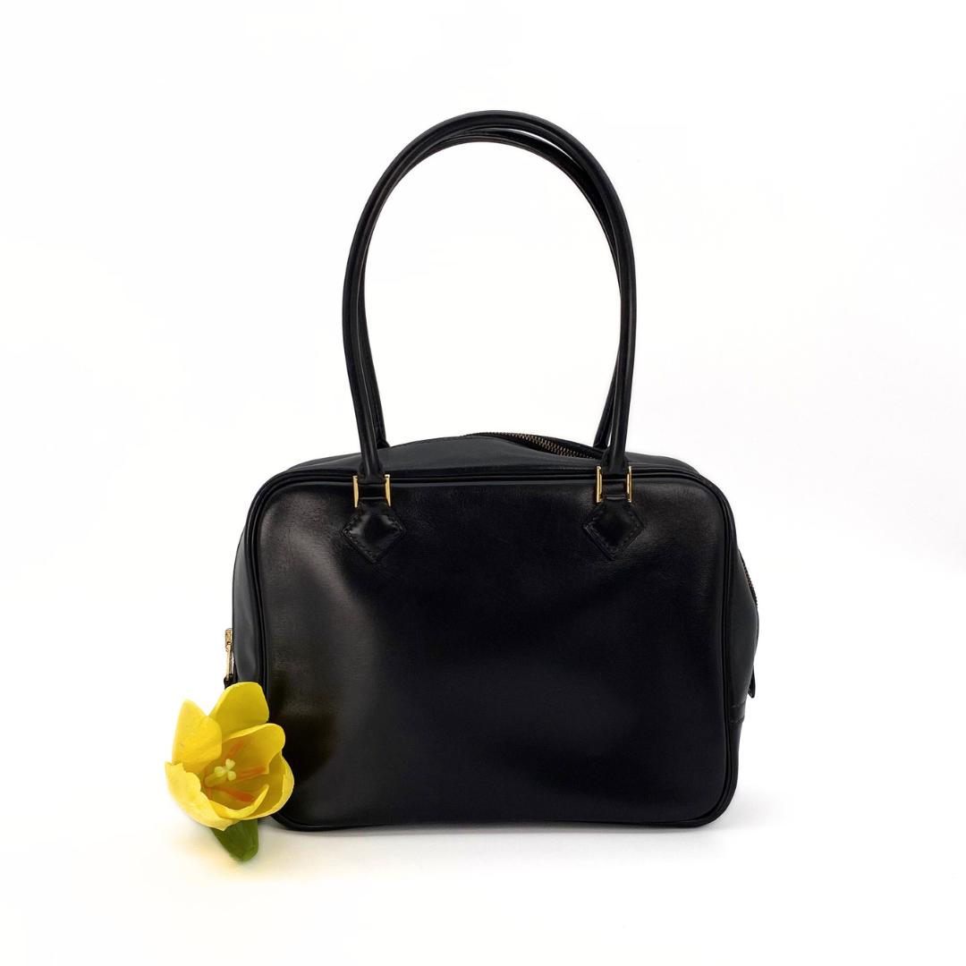 Caio, 1993 Mini Plume Black Boxcalf with stamp 〇W