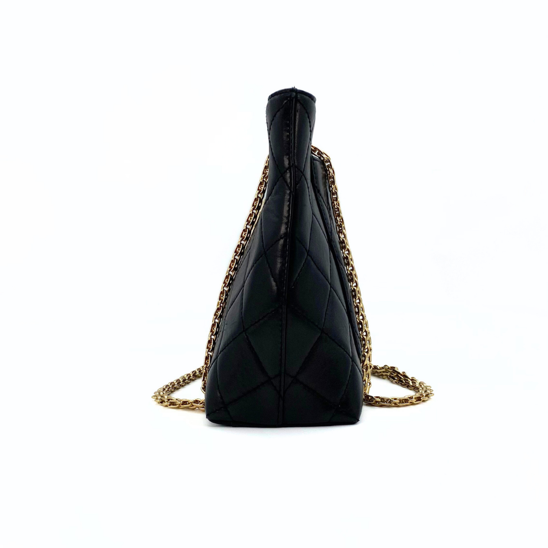 Sushma, 6 Series Tote Black Lambskin with Bijoux Chain with seal and card