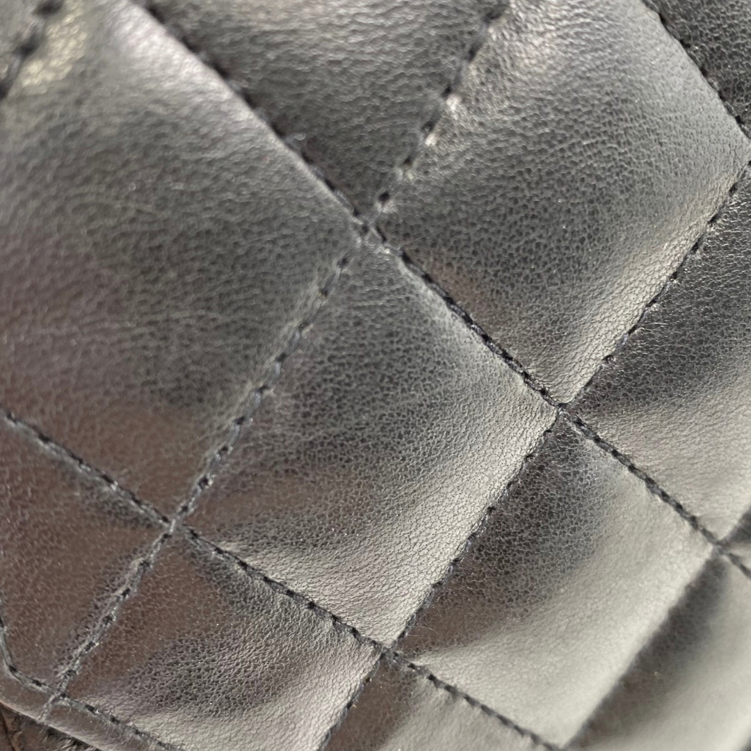 Kosei, 0 Series Half Moon Black Lambskin with seal and card