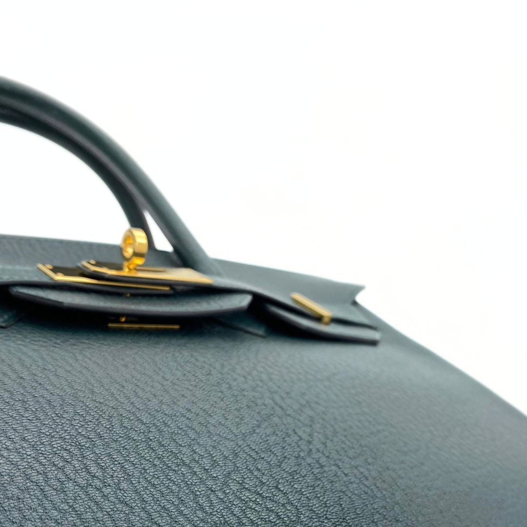 Nanami, 2024 Birkin 30 Vert Moyen Chevre Gold Hardware with stamp W