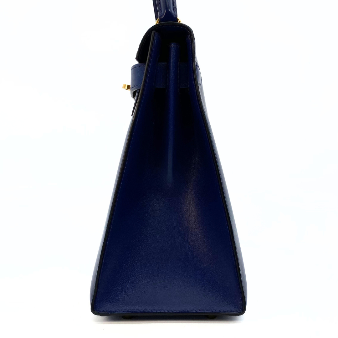 Daneen, 1992 Kelly 28 Blue Boxcalf with stamp 〇V