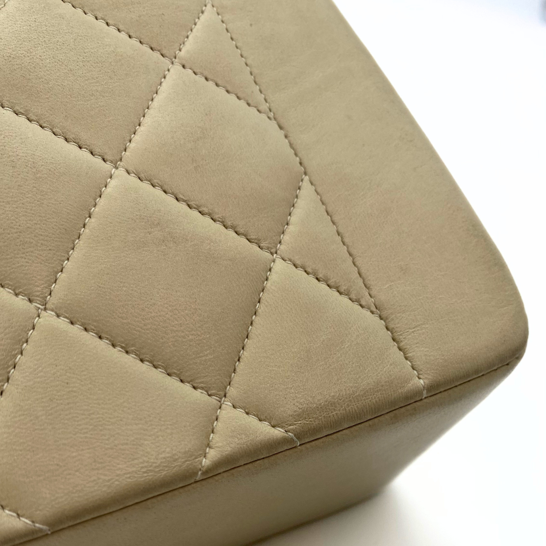 Levy, 2 Series Medium Diana Beige Lambskin with seal only
