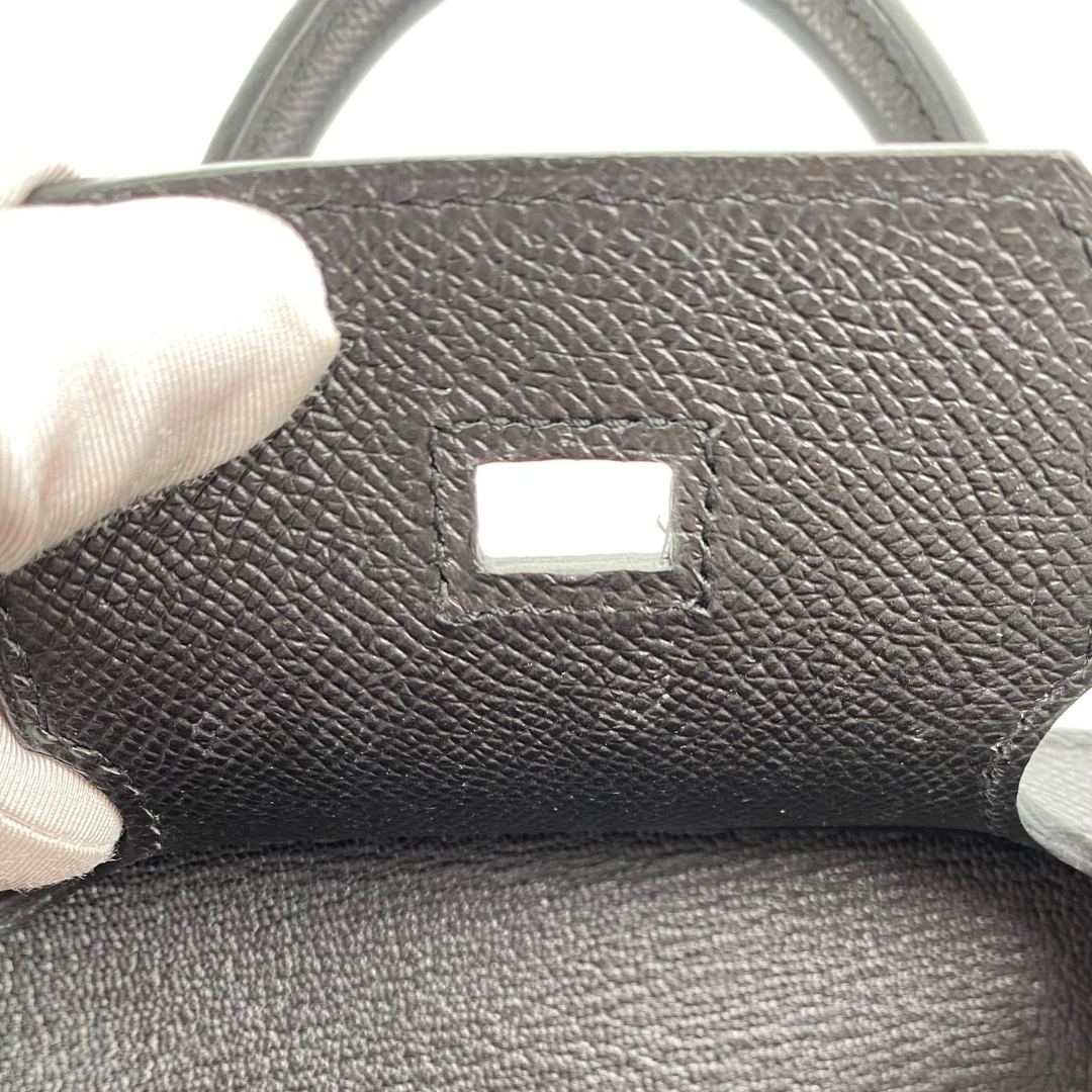 Neoma, 2016 Birkin 30 Black Veau Epsom Palladium Hardware with stamp X