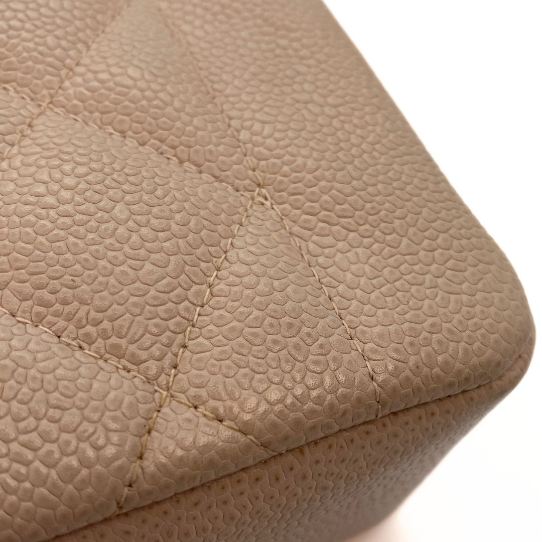 Sakai, Small Diana Pink Beige Caviar with seal only