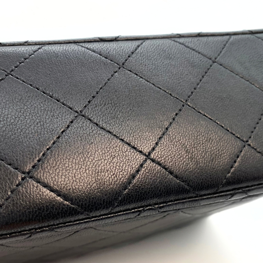 Michiru, 1 Series Square 17cm Black Lambskin with seal and card