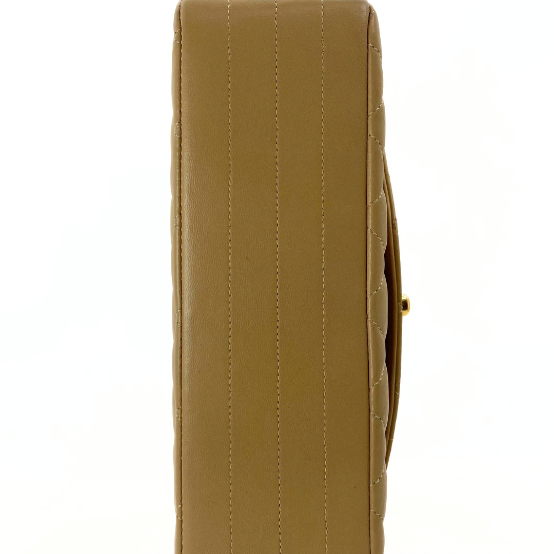 Sayaka, 1 Series Half Moon Beige Lambskin with seal and card