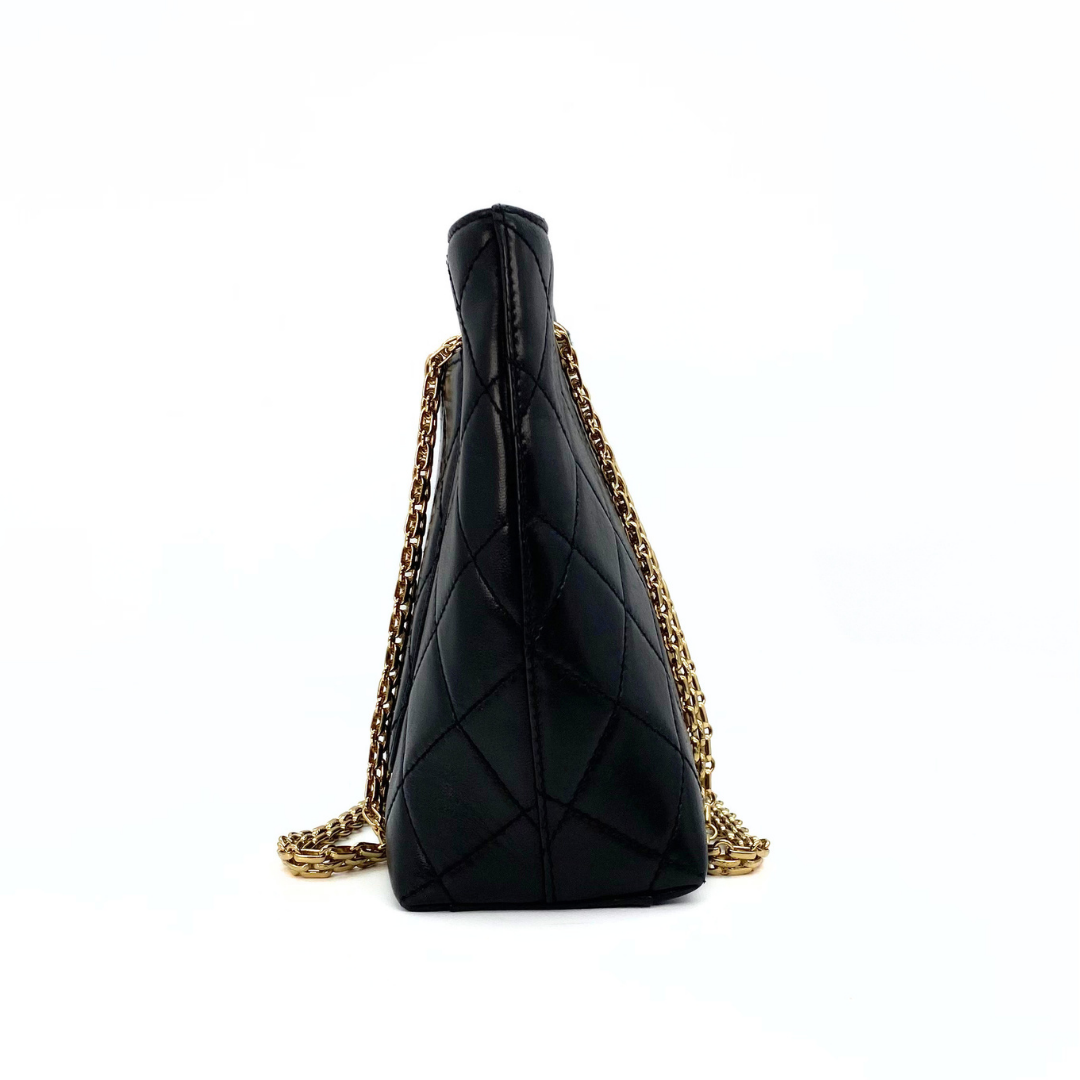 Sushma, 6 Series Tote Black Lambskin with Bijoux Chain with seal and card