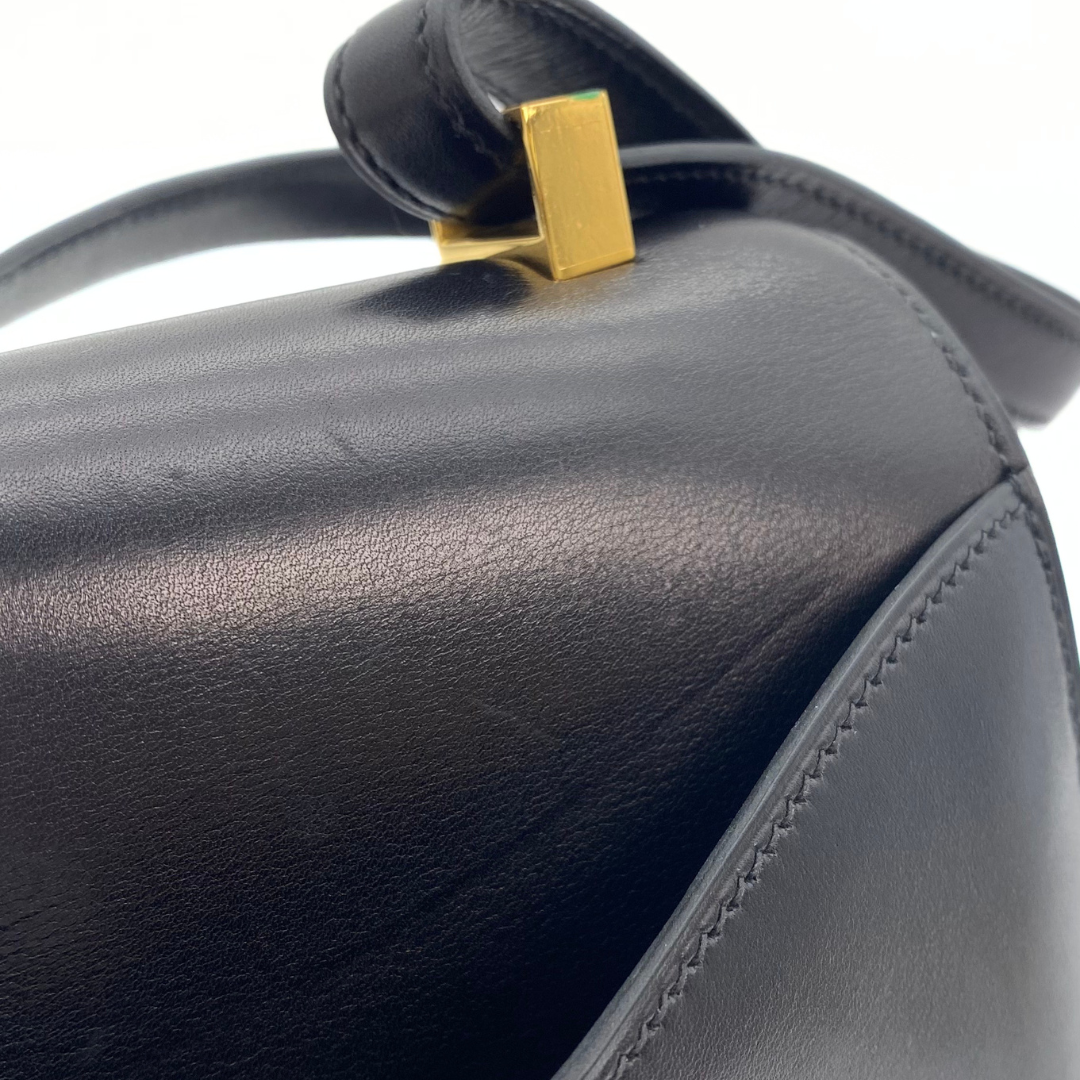 Lumi, 2003 Constance 23 Guilloche Black Boxcalf with stamp  □G