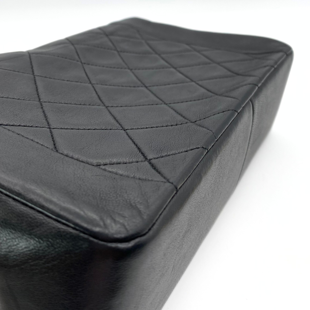 Artem, 4 Series Black Lambskin Tab Border with seal only