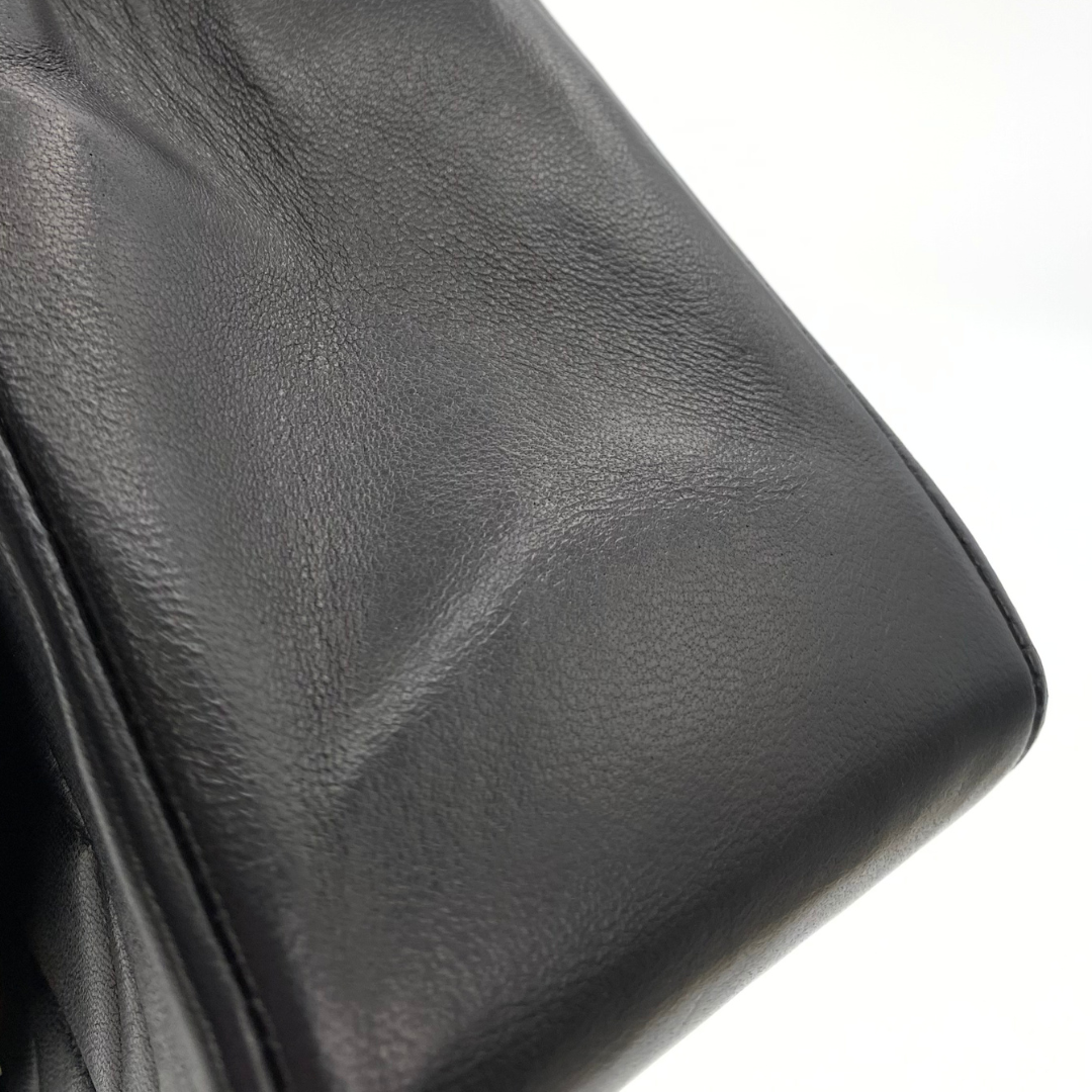 Solon, 3 Series Small Diana  Black Lambskin with seal only