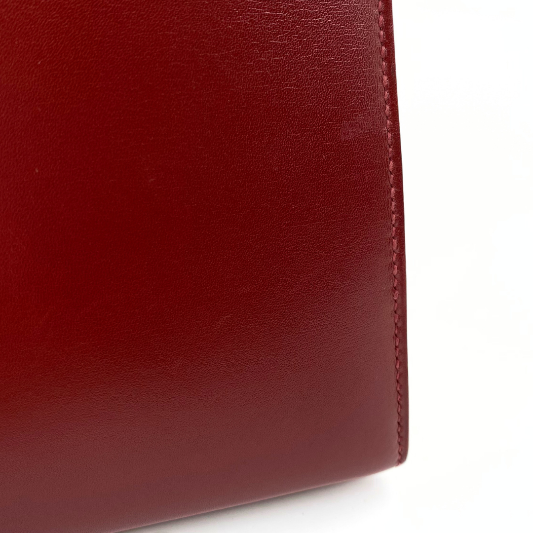 Renzo, 1992 Kelly 28 Sellier Rouge H Boxcalf with stamp 〇V