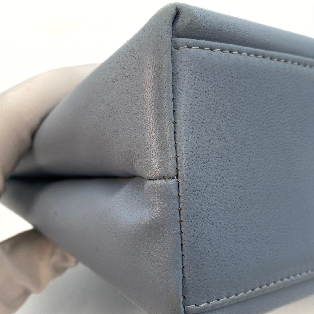 Helma, 5 Series Kelly Light Blue Lambskin with seal only