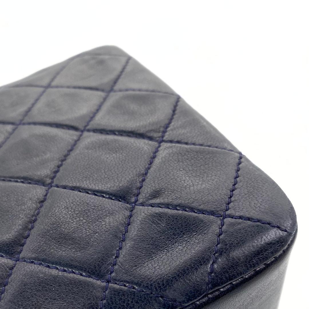 Rorik, 1 Series Mini Circle Coco Navy Lambskin with seal only