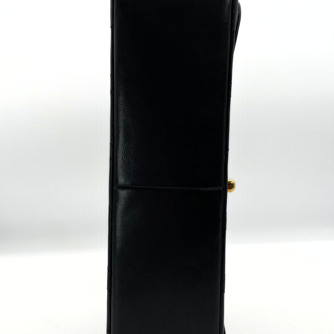 Artem, 4 Series Black Lambskin Tab Border with seal only