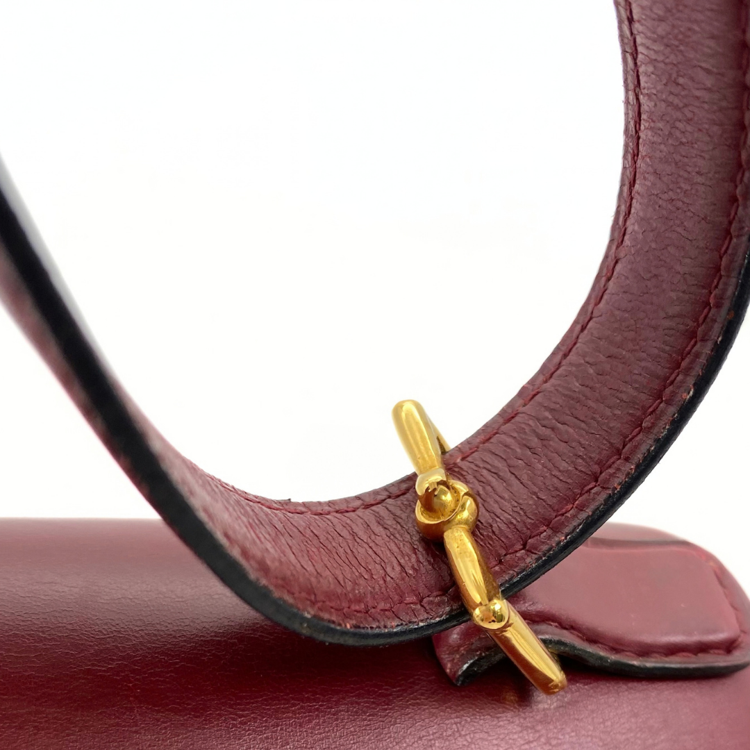 Akemi, 1976 Sorogne Rouge H Boxcalf Gold Hardware with stamp 〇F
