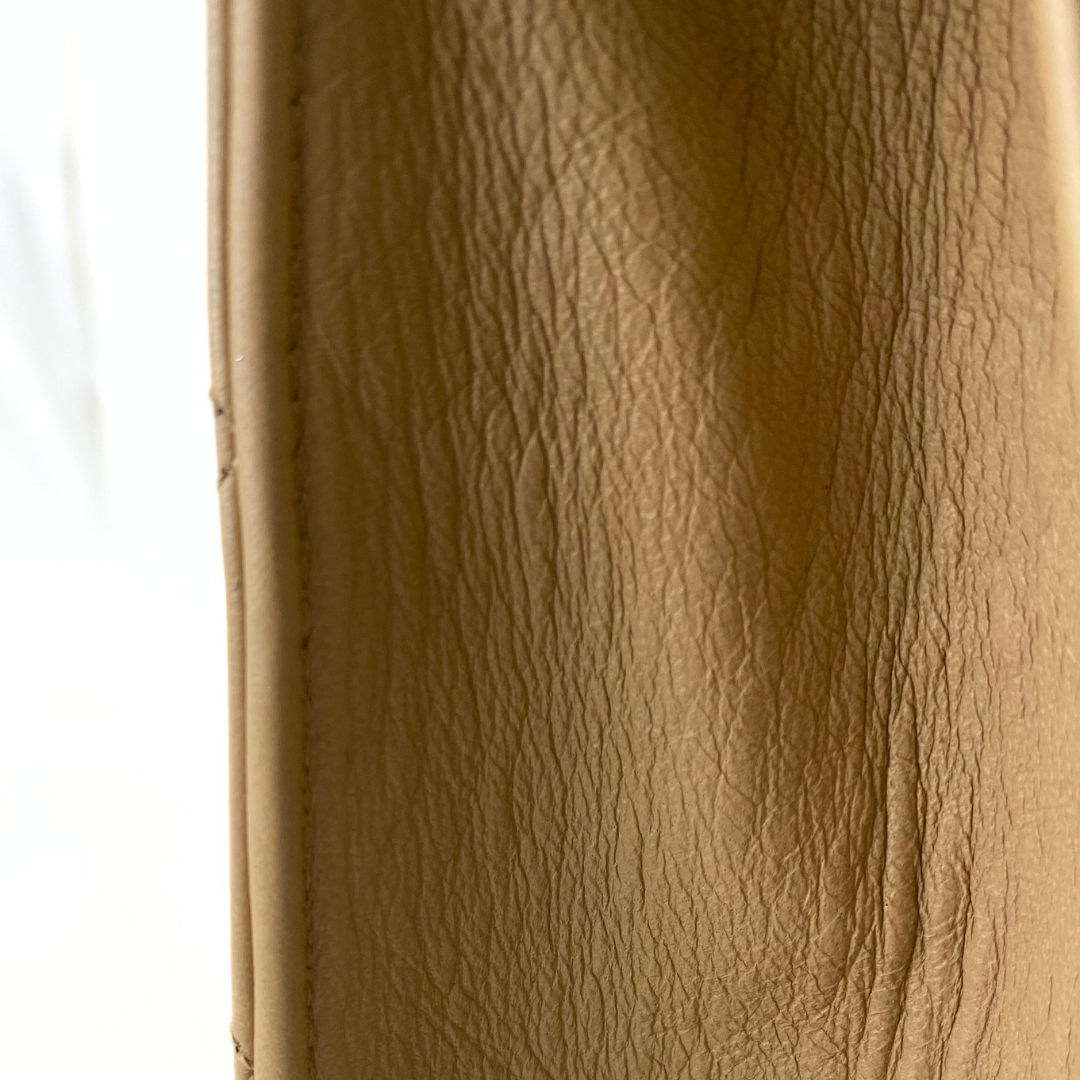 Yejun, 1 Series Double Turn Lock Beige Lambskin with seal and card