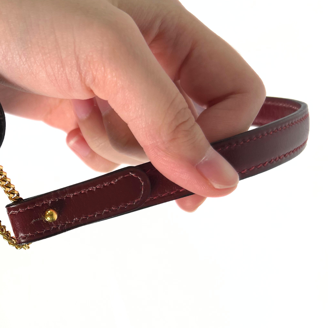 Benoula, 1985 Lydie Roue H Boxcalf Clutch wiith stamp  〇O