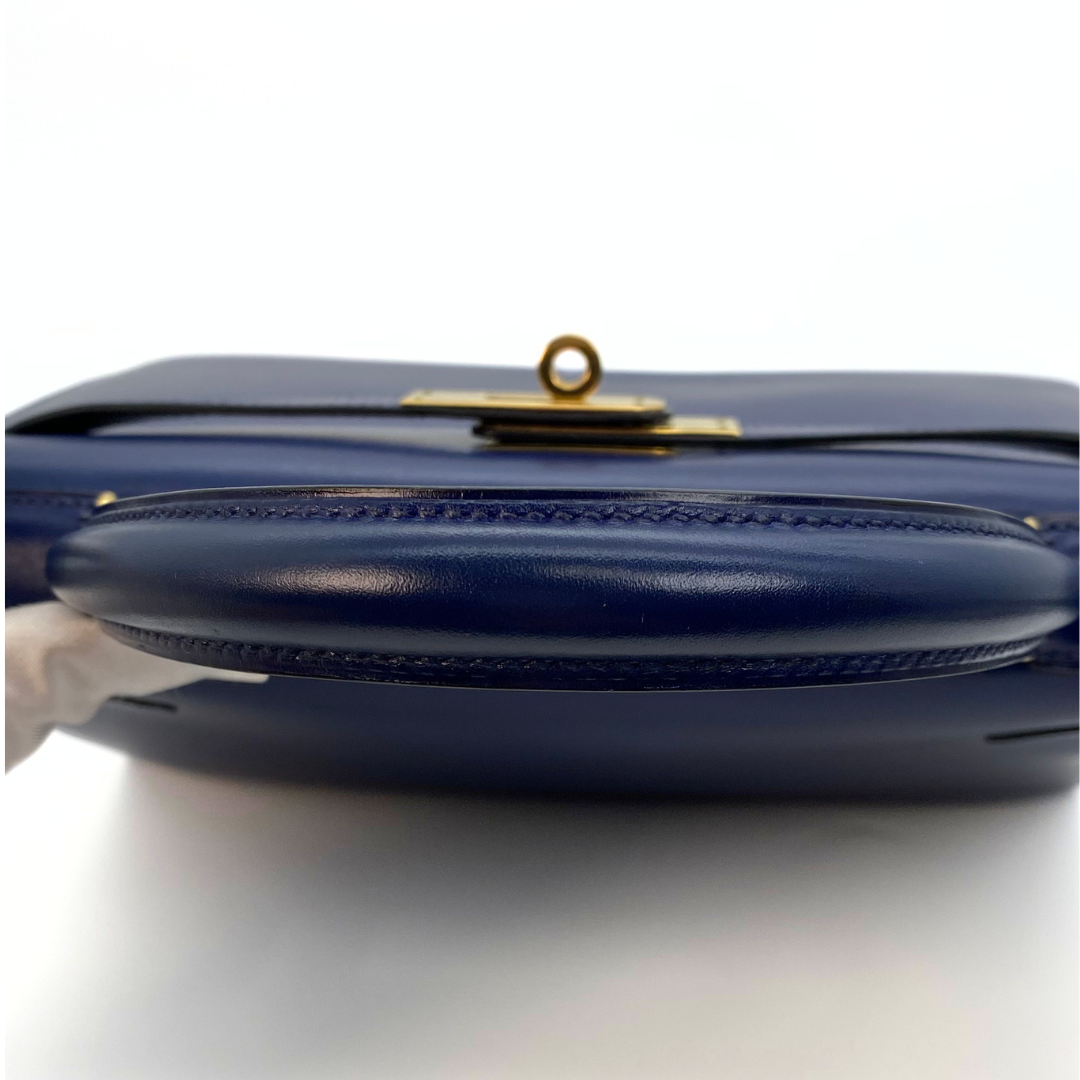 Daneen, 1992 Kelly 28 Blue Boxcalf with stamp 〇V