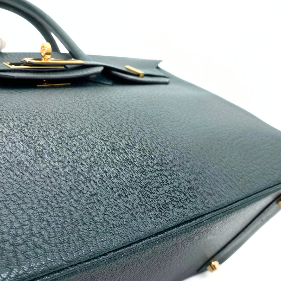 Nanami, 2024 Birkin 30 Vert Moyen Chevre Gold Hardware with stamp W