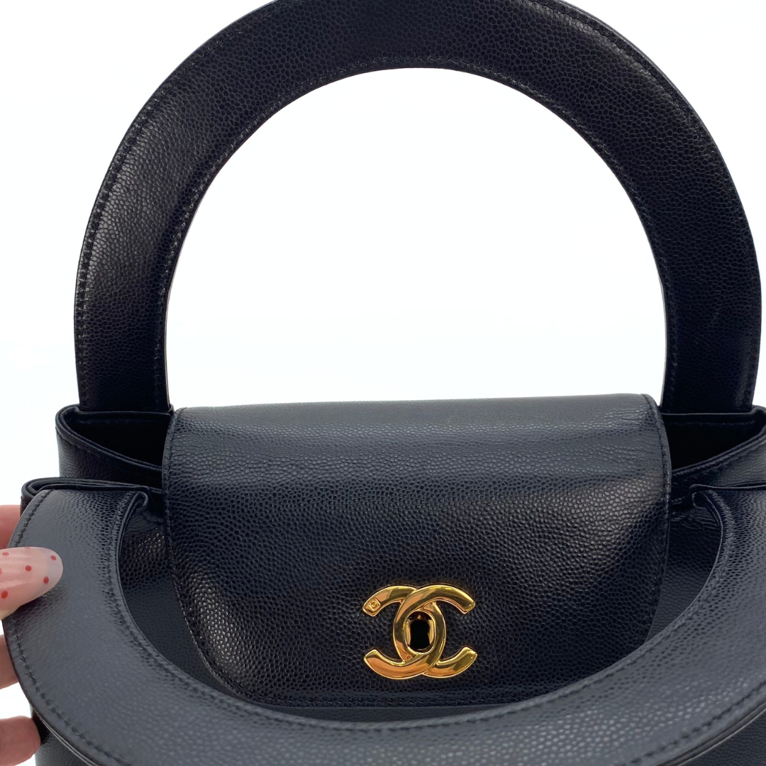 Cato, 5 Series Party Kelly Black Caviar with seal and card