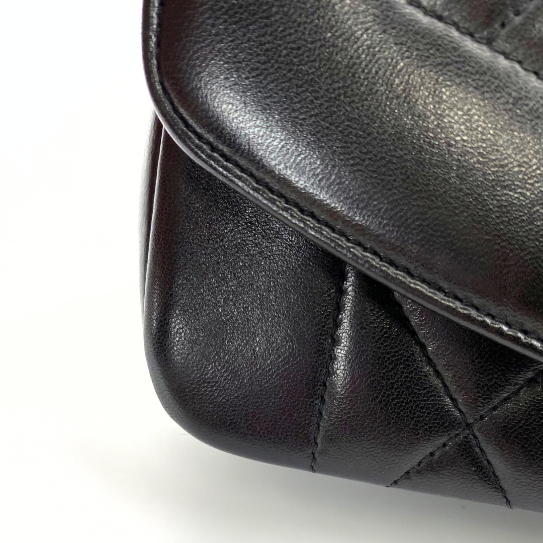 Issei, 2 Series Small Diana Black Lambskin with seal and card