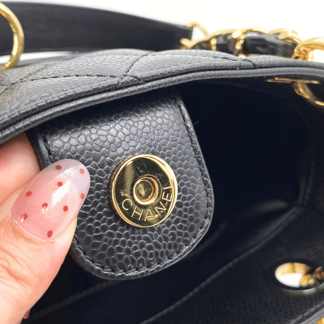 Ender, 16 Series PST Tote Black Caviar with seal and card