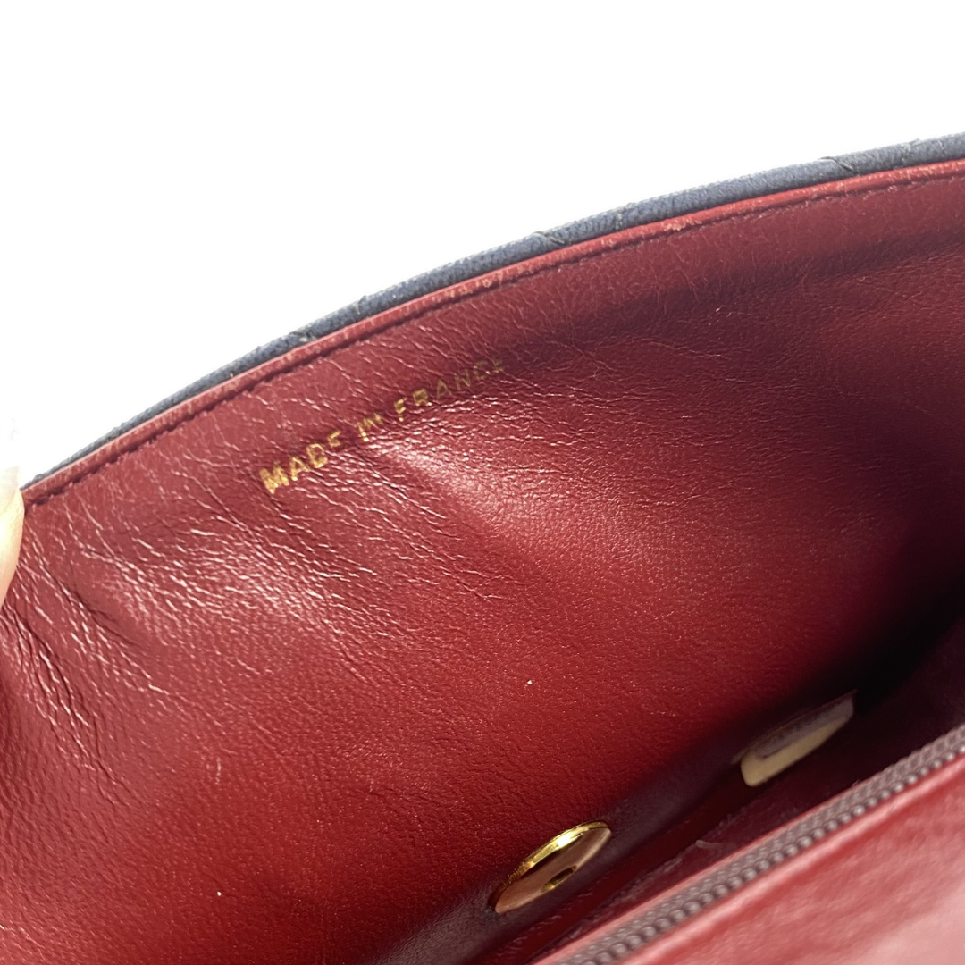 Gideon, 0 Series Semi Circle Black Lambskin with seal and card