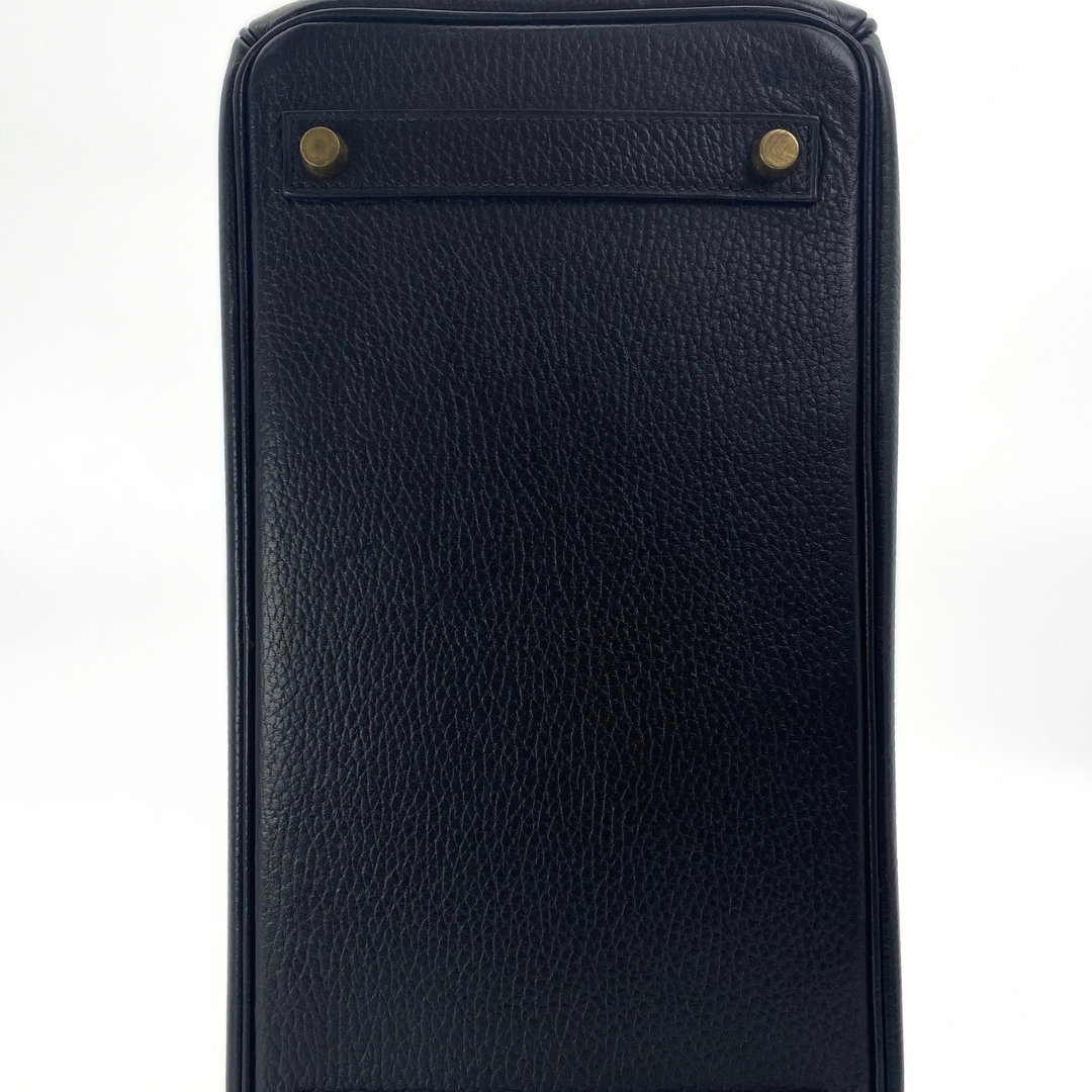 Ruri, 1996 Haut A Courroies 32 Black Ardennes Gold Hardware with stamp 〇Z