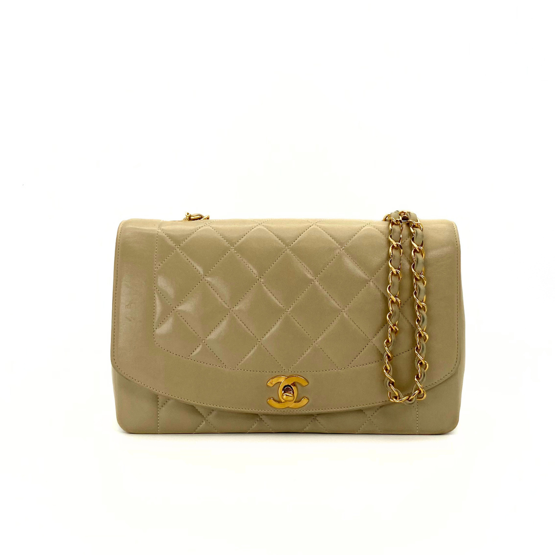 Iduna, 2 Series Medium Beige Lambskin with seal and card