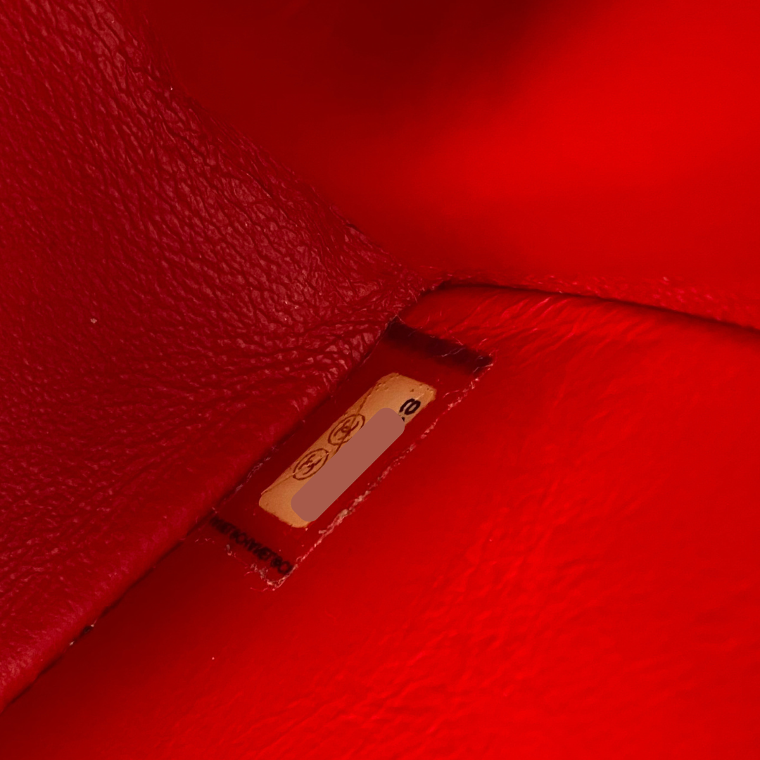 Lola, 6 Series Mini Square 17 Red Lambskin with seal only