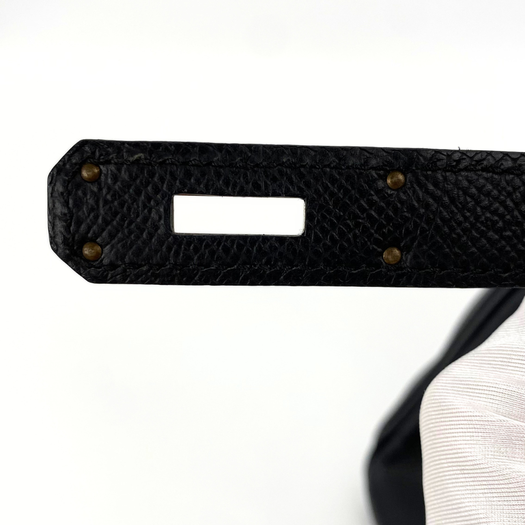 Neoma, 2016 Birkin 30 Black Veau Epsom Palladium Hardware with stamp X