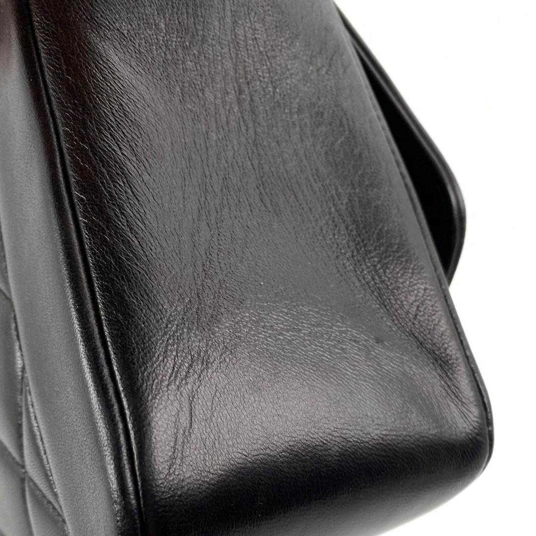 Sorenza, 2 Series Medium Diana Black Lambskin with seal and card