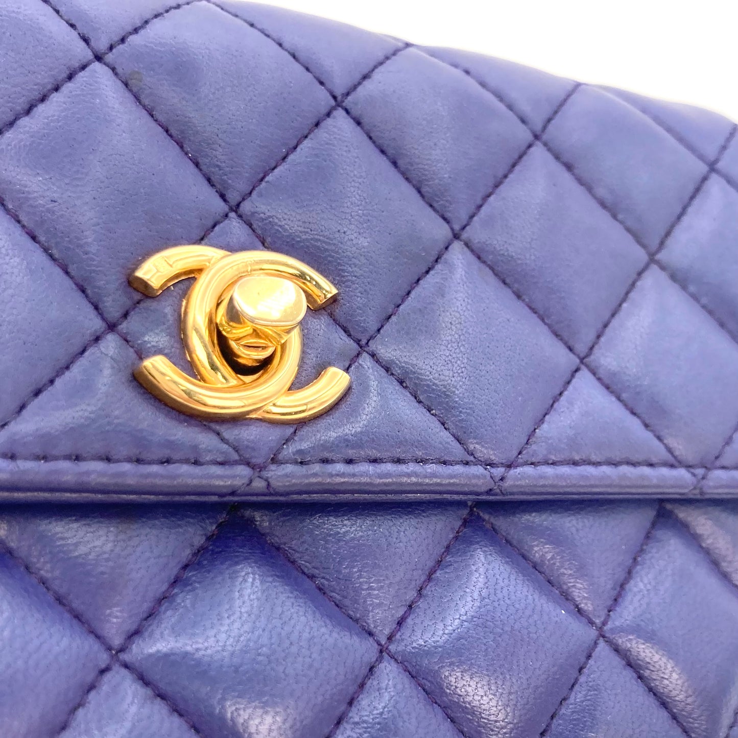 Nadia, 0 Series 20cm Mini Purple Lambskin with seal only